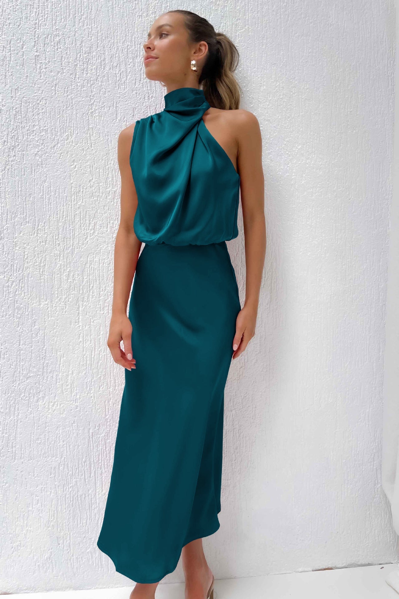 Violet | Robe Sahara à volants