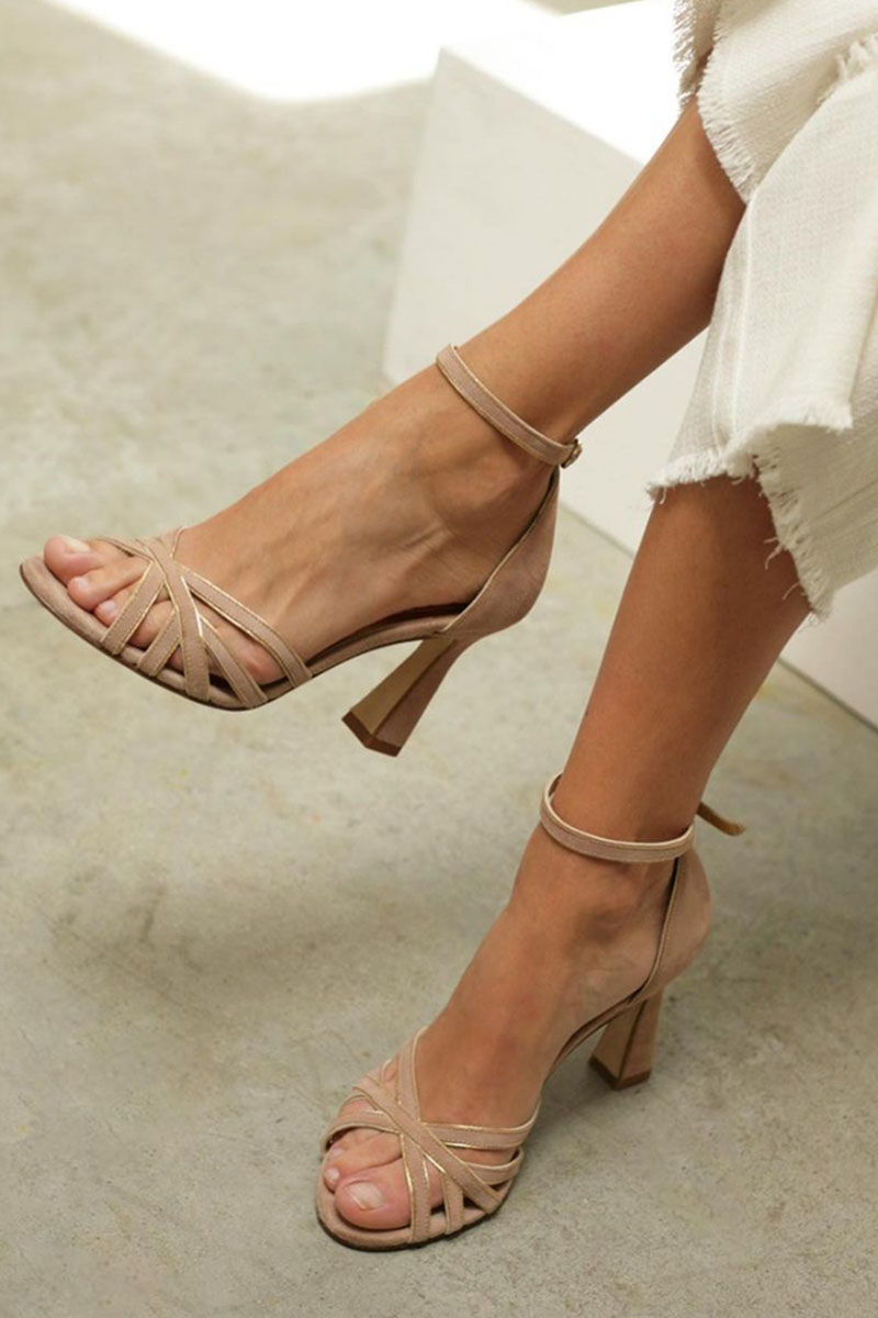 Victoria™ | Talons fins à bout rond Patchwork