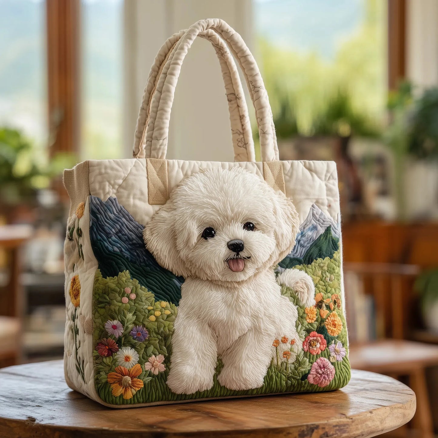 Sac matelassé artisanal pour chiens