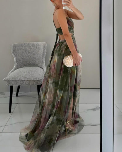 Robe longue Élégance florale ÉDITION LIMITÉE !