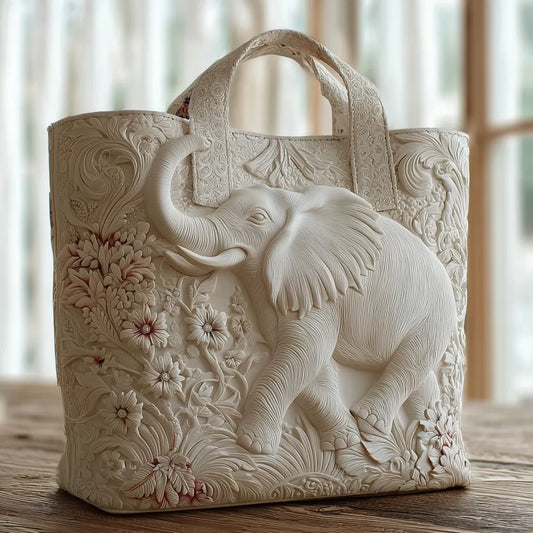 Sac artisanal en forme d'éléphant
