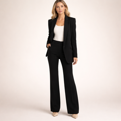 Vanessa | Ensemble élégant de costume avec pantalons évasés