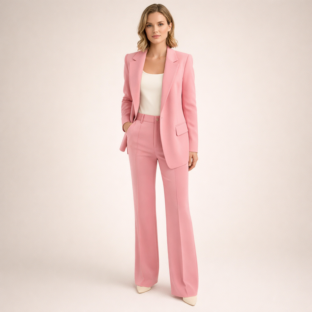 Vanessa | Ensemble élégant de costume avec pantalons évasés