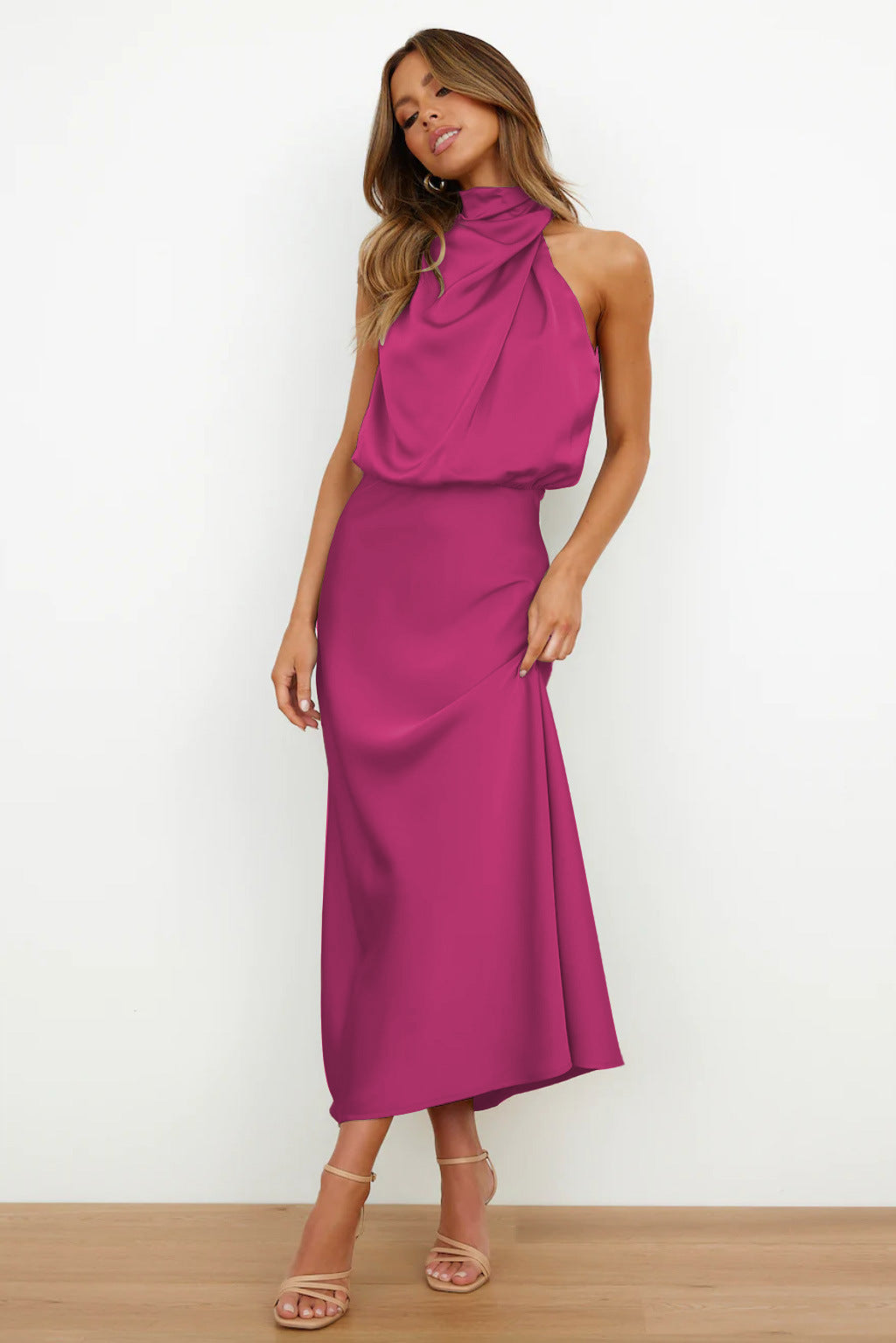Violet | Robe Sahara à volants