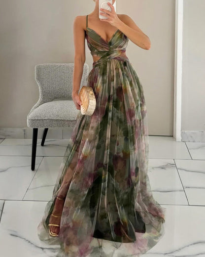 Robe longue Élégance florale ÉDITION LIMITÉE !