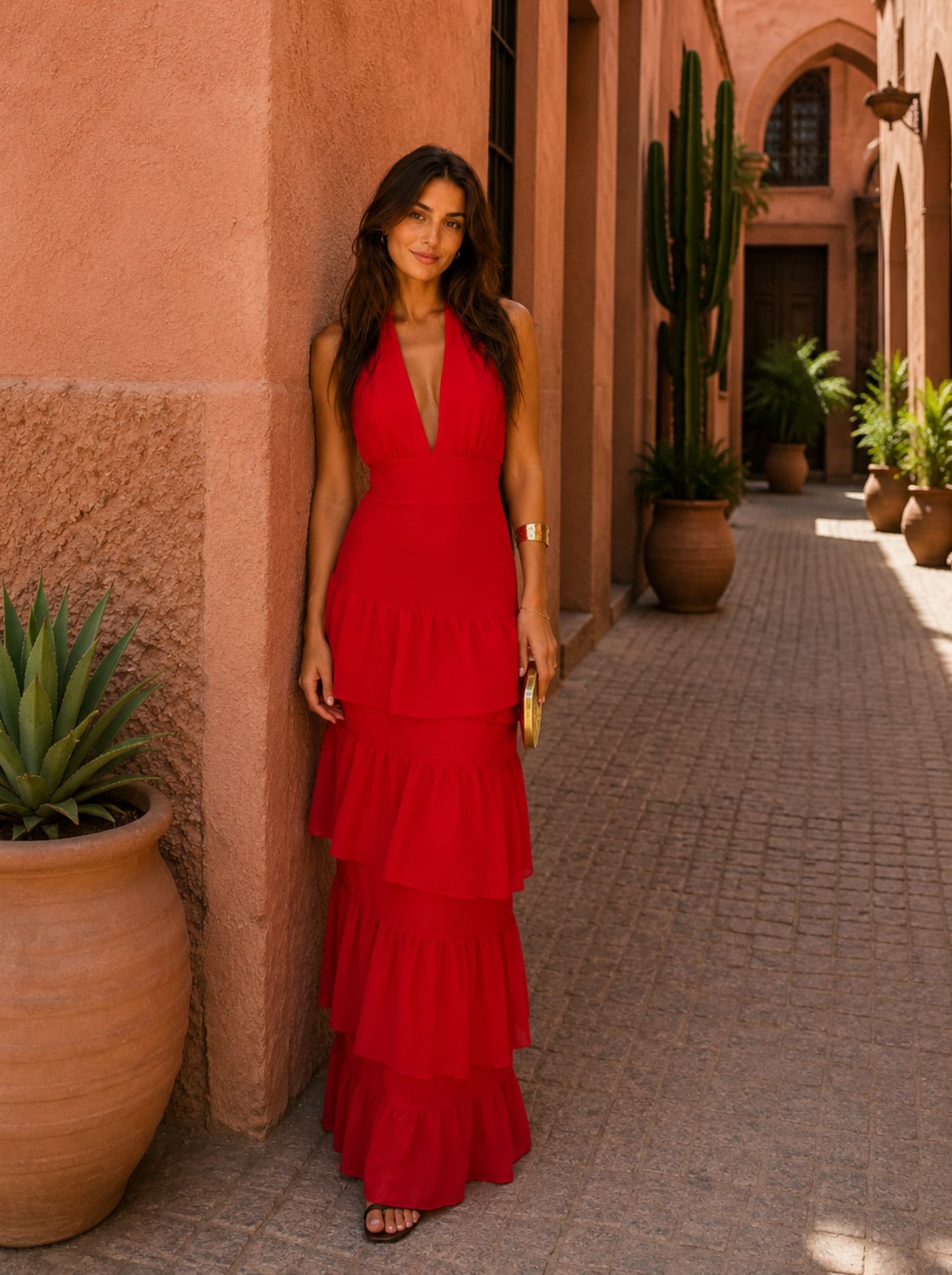 Robe Manila rouge