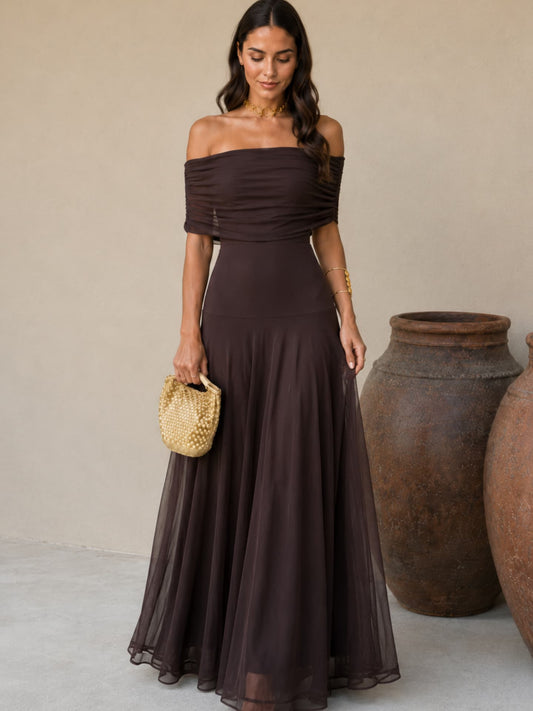 Robe Toledo de couleur marron