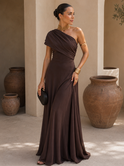 Robe Toledo de couleur marron