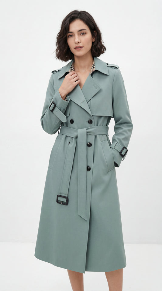 Marena | Élégant trench-coat intemporel avec ceinture