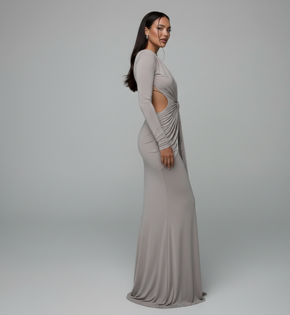 Vestido Lúmina – Slim de Manga Larga