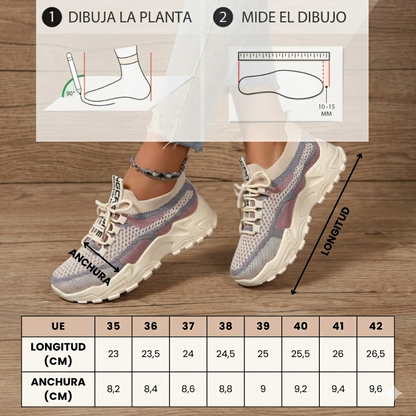 AIRSYNQ™ - BASKETS FEMMES RESPIRANTES POUR UN CONFORT TOUT AU LONG DE LA JOURNÉE