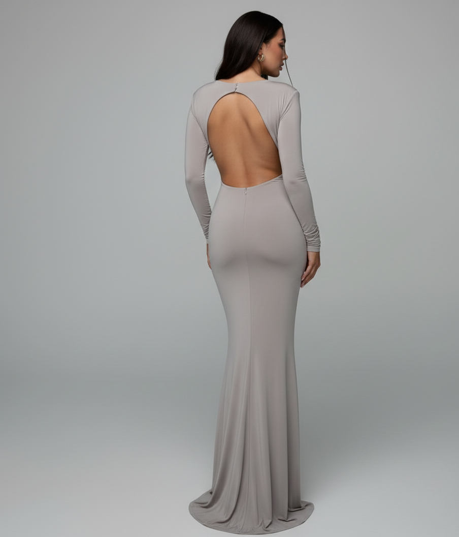 Vestido Lúmina – Slim de Manga Larga