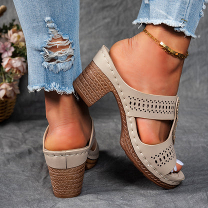 Isabella™ | Sandales orthopédiques confortables à talons hauts