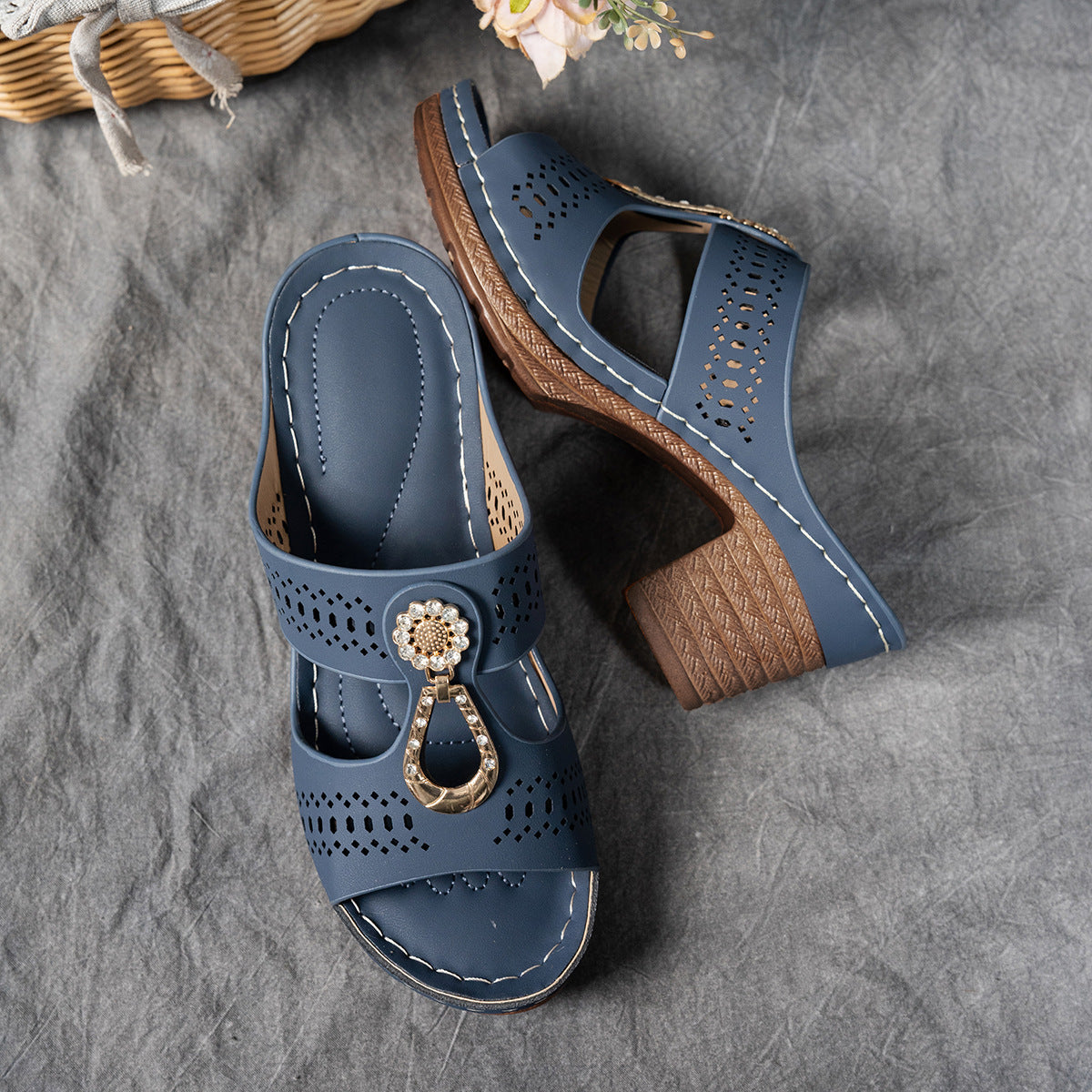 Isabella™ | Sandales orthopédiques confortables à talons hauts