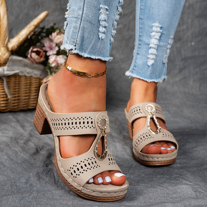 Isabella™ | Sandales orthopédiques confortables à talons hauts