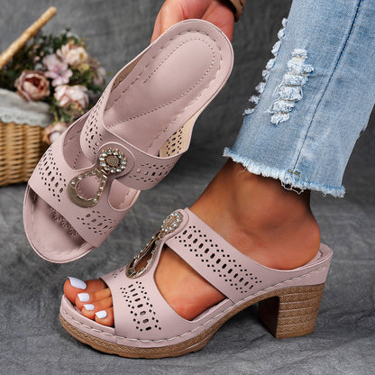 Isabella™ | Sandales orthopédiques confortables à talons hauts