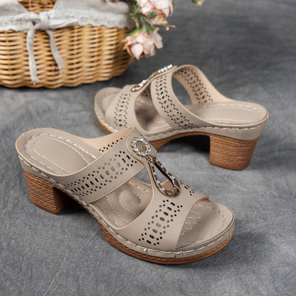 Isabella™ | Sandales orthopédiques confortables à talons hauts
