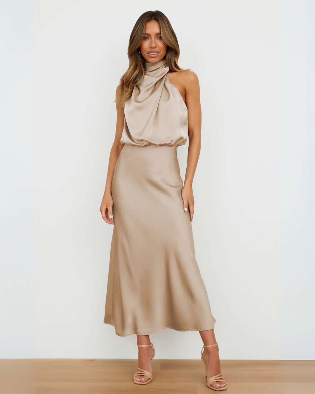 Violet | Robe Sahara à volants