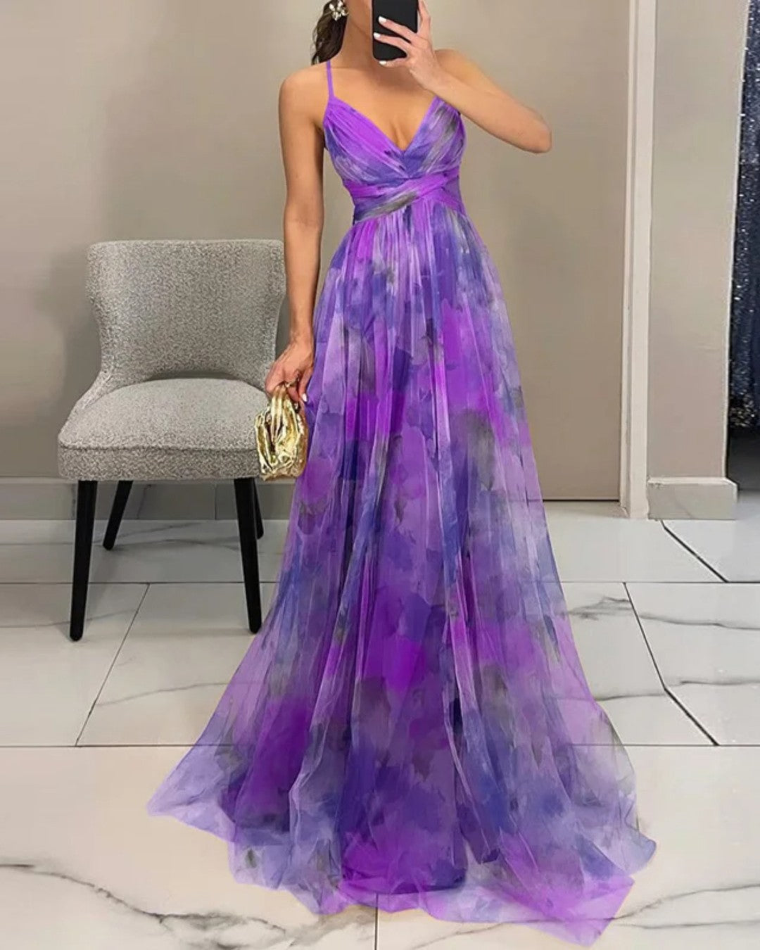Robe longue Élégance florale ÉDITION LIMITÉE !