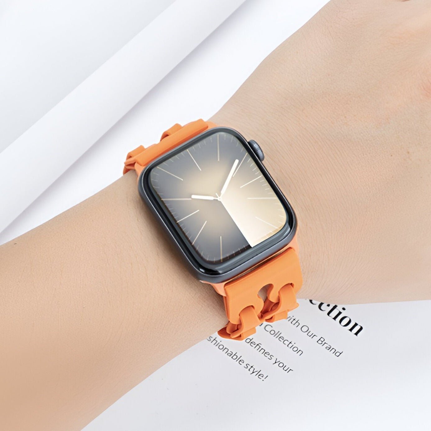 Pulsera para Apple Watch, de silicona, unisex, modelo Vexa