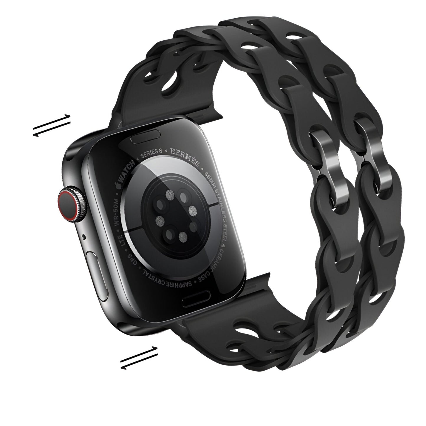 Pulsera para Apple Watch, de silicona, unisex, modelo Vexa