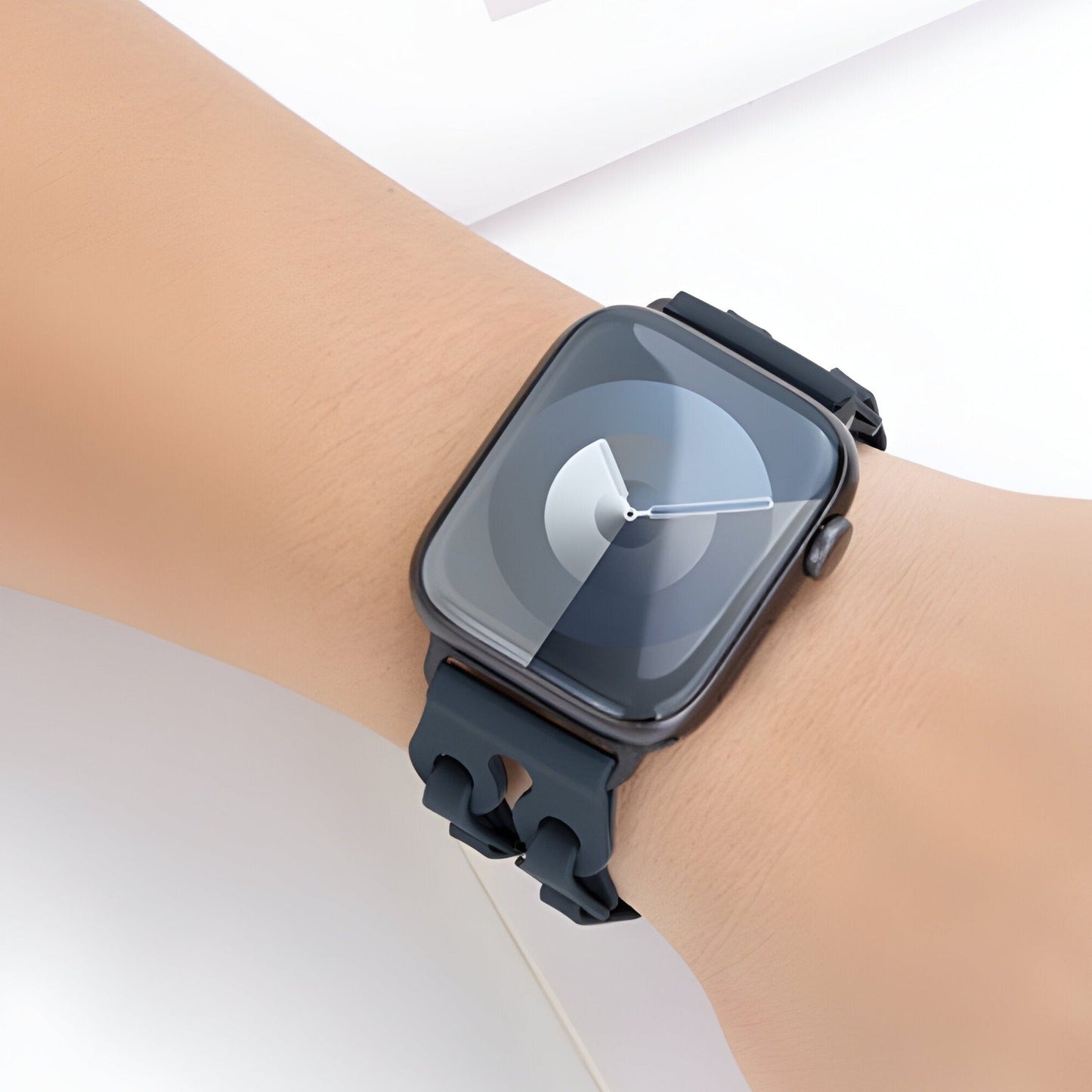 Pulsera para Apple Watch, de silicona, unisex, modelo Vexa