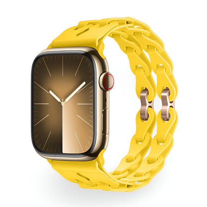 Pulsera para Apple Watch, de silicona, unisex, modelo Vexa