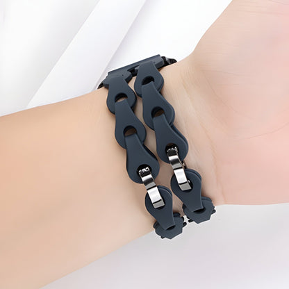 Pulsera para Apple Watch, de silicona, unisex, modelo Vexa