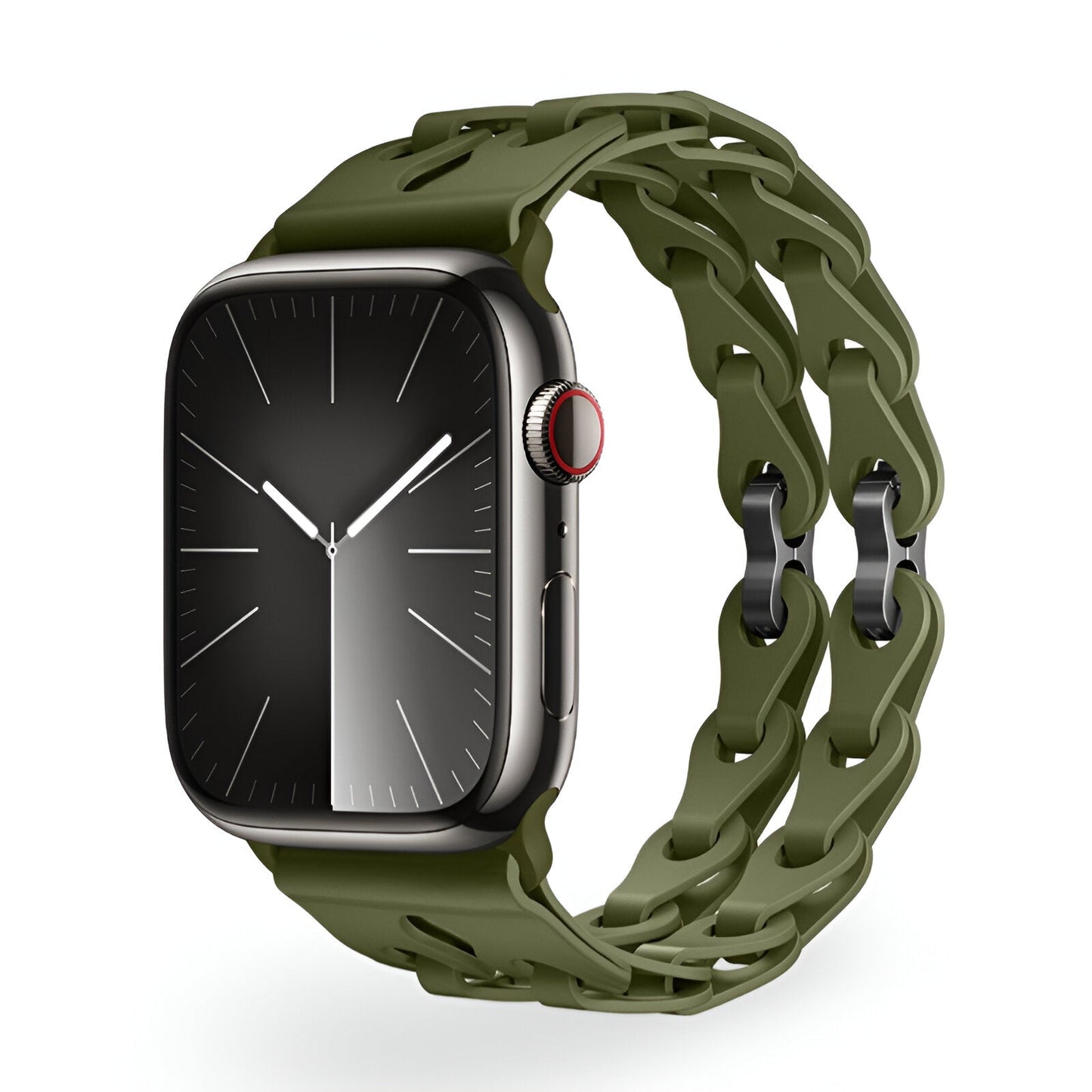 Pulsera para Apple Watch, de silicona, unisex, modelo Vexa