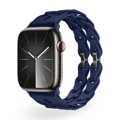 Pulsera para Apple Watch, de silicona, unisex, modelo Vexa